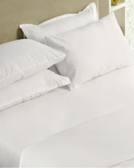 Bed Sheet , – 100% Cotton – Plain White