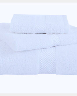 White  Bath Towels -100% Cotton ,76×152 cm ,650 GSM