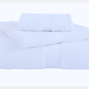 White  Bath Towels -100% Cotton ,76×152 cm ,650 GSM