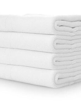 White Bath Sheets / Beach Towels Size 90×180