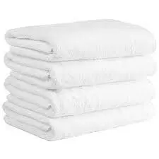 White Bath Towels Size 76×152 cm
