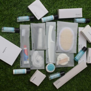 Dry Guest Amenities in plastic Paper Pouch / Paper Box